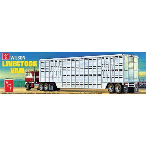 AMT - 1/25 Wilson Livestock Van Trailer