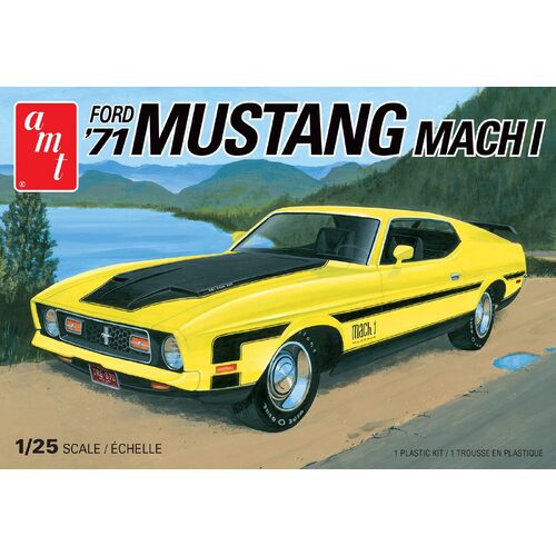 AMT 1/25 1971 Ford Mustang Mach I  Plastic Model Kit