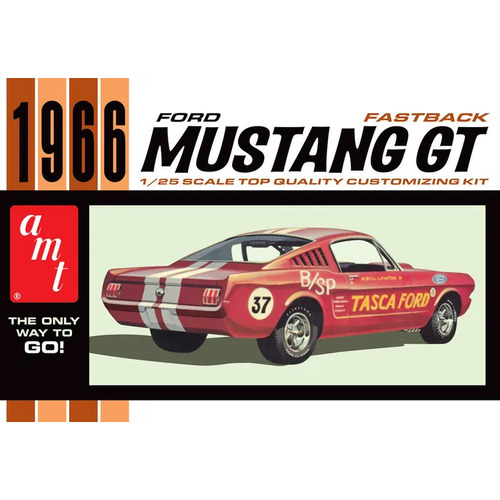 AMT - 1/25 1966 Ford Mustang Fastback 2+2 Plastic Model Kit