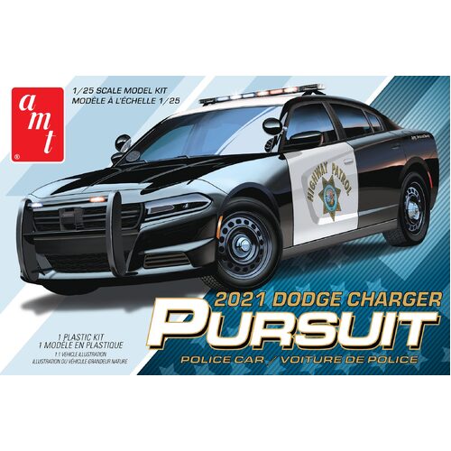 AMT - 1/25 2021 Dodge Charger Police Pursuit Plastic Model Kit