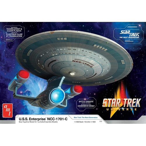 AMT - 1/1400 Star Trek U.S.S. Enterprise NCC-1701-C Plastic Model Kit