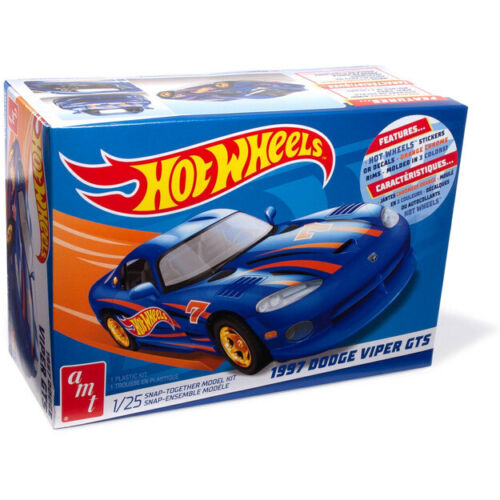 AMT 1/25 Hot Wheels 1997 Dodge Viper GTS Snap  Plastic Model Kit