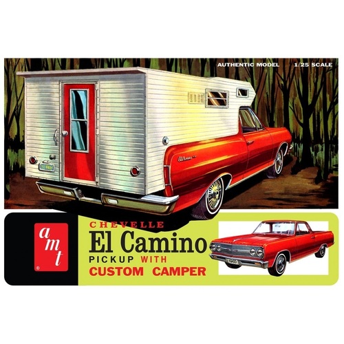 AMT - 1/25 1965 Chevy El Camino w/Camper Plastic Model Kit