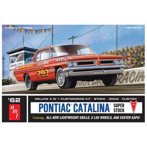 AMT - 1/25 1962 Pontiac Catalina Super Stock Plastic Model Kit