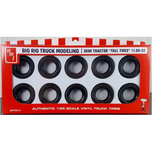 AMT - 1/25 Semi truck tall tyres pack