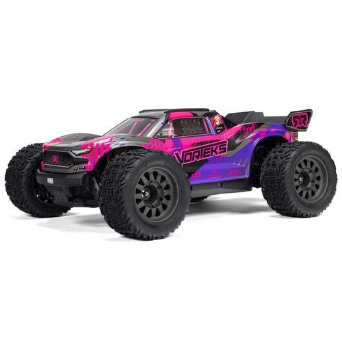 Arrma - 1/10 VORTEKS 223S DSC 4X4 RTR Brushless Stadium Truck Purple/Pink