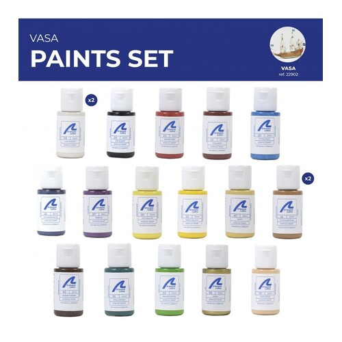 Artesania Latina - Paint Set for Ship Model #22902 Vasa