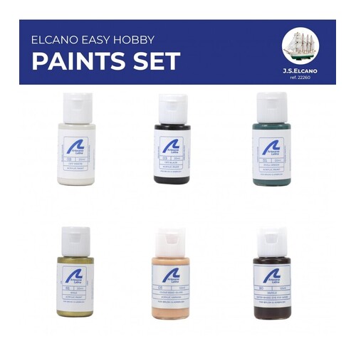 Artesania Latina - Paint Set for Model #22260 J.S Elcano