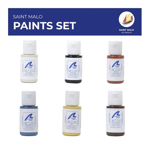 Artesania Latina - Paint Set for Ship Model #19010 Saint Malo