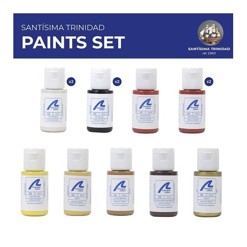Artesania Latina - Paint Set for Santisima Trinidad #22901