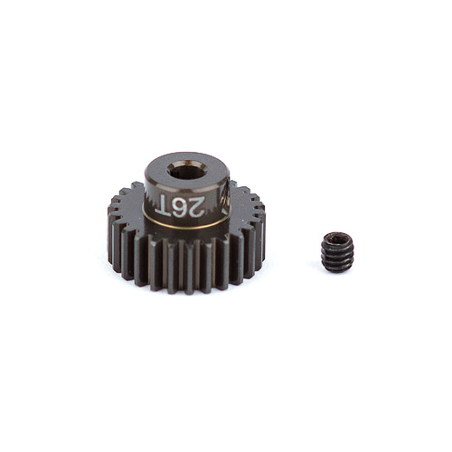 FT Aluminum Pinion Gear, 26T 48P, 1/8 shaft