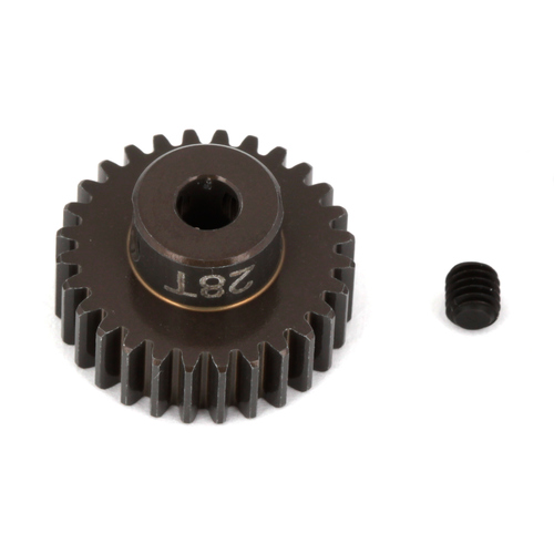 FT Aluminum Pinion Gear, 28T 48P, 1/8 shaft