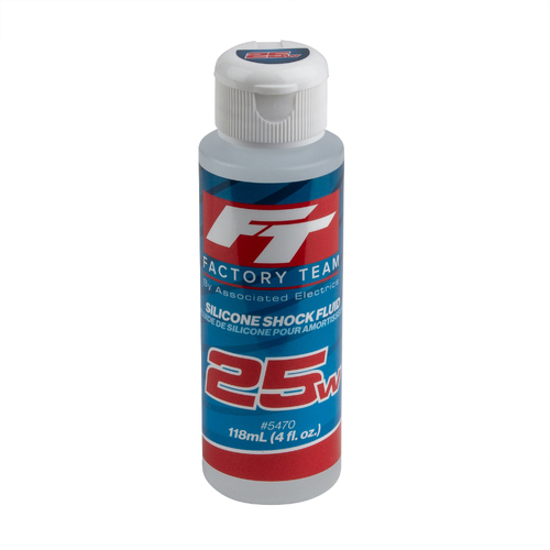 FT Silicone Shock Fluid, 25wt (275 cSt) (New Larger 4oz bottle)