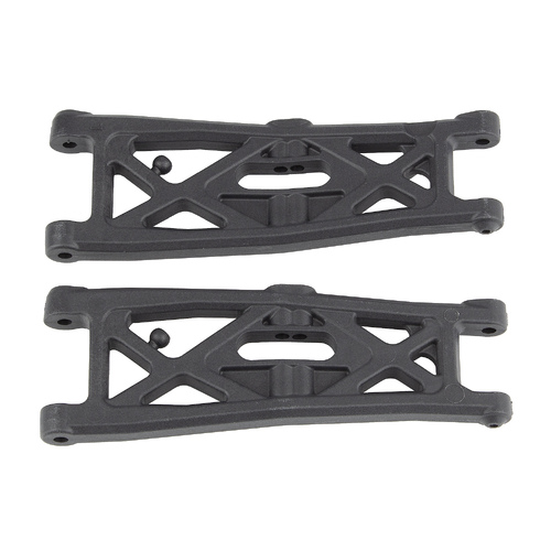 RC10T6.2 FT Front Suspension Arms, gull wing, carbon fiber