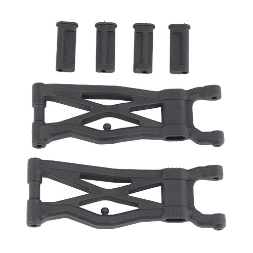 RC10T6.1 FT Rear Suspension Arms, carbon fiber