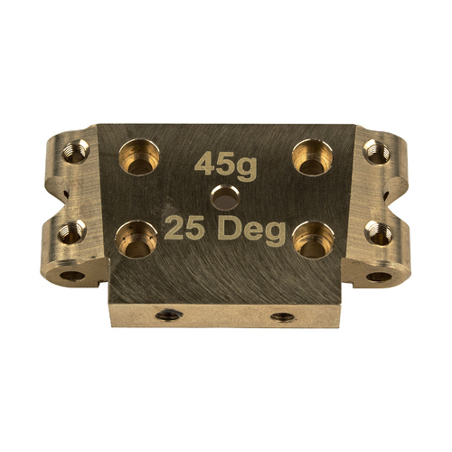 DR10 Front Brass Bulkhead 25 Deg