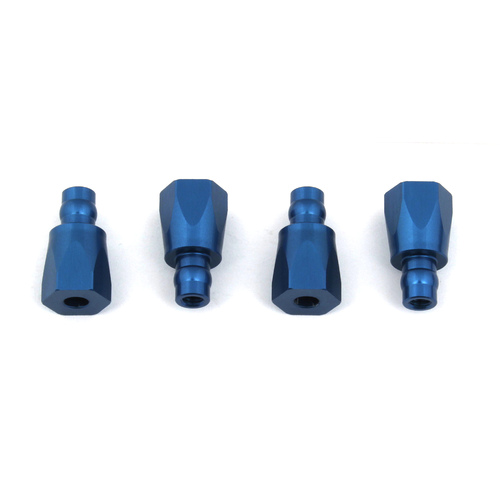 RC8B3.1 Shock Bushings, blue aluminum