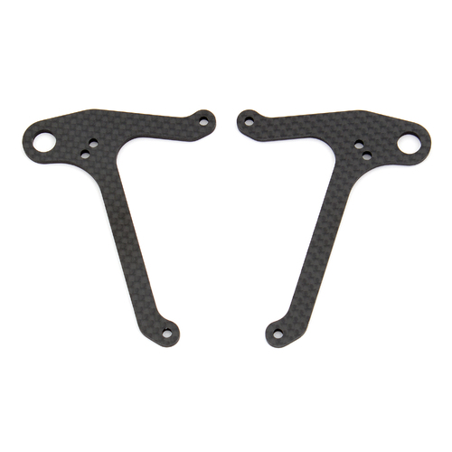 ###RC10F6 Lower Suspension Arms, carbon fiber