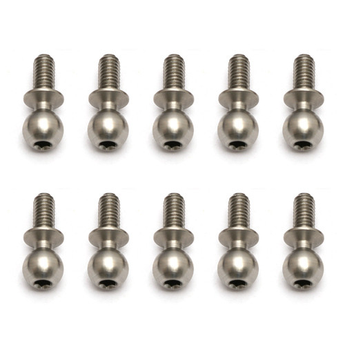 Heavy-duty Ballstuds, 6 mm, long neck