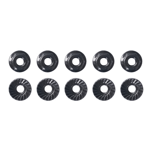 M4 Low Profile Serrated Steel Wheel Nuts