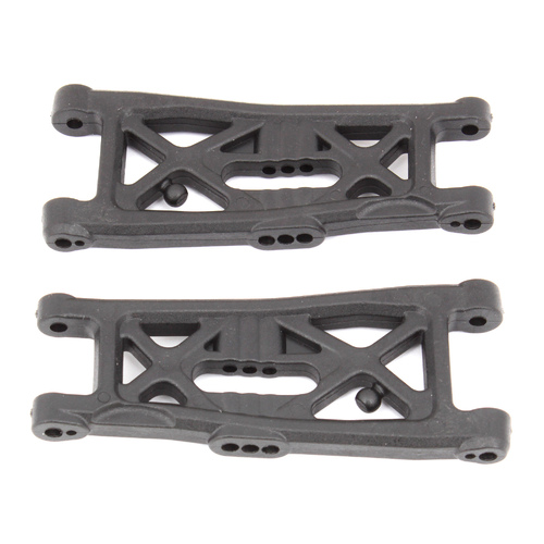 RC10B6 FT Front Suspension Arms, gull wing, carbon fiber