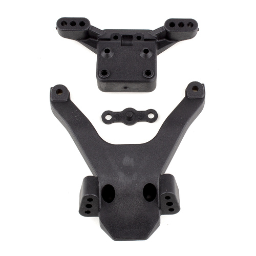 RC10B6.3 front top plate and ballstud mount