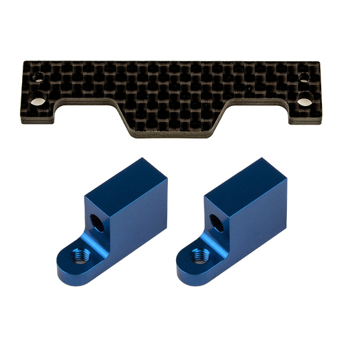 RC10B6.2 FT SERVO MOUNT SET, SIDE RAIL MOUNT