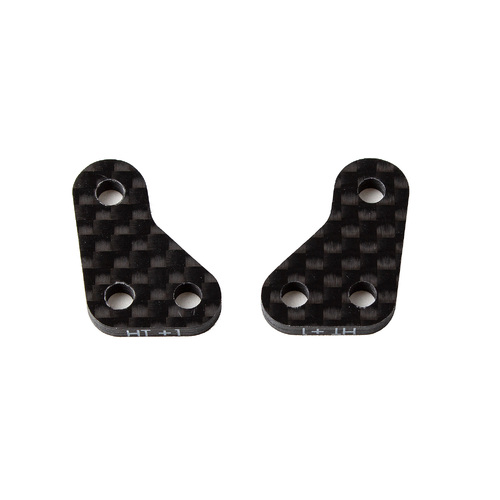 RC10B6.3 FT CARBON FIBER STEERING BLOCK ARMS, HT +1