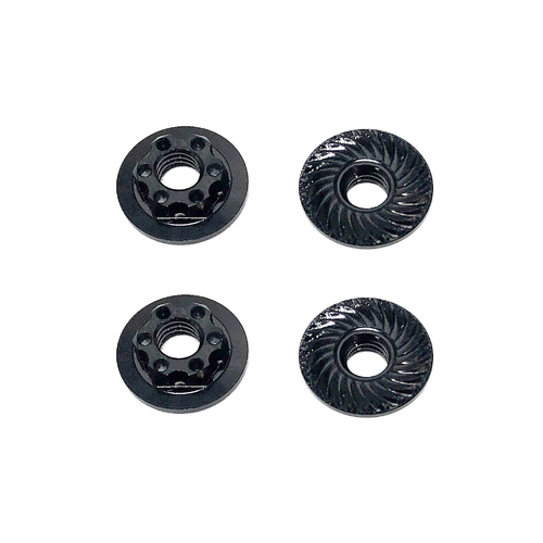 FT Nuts, M4 Low Profile Wheel Nuts, black