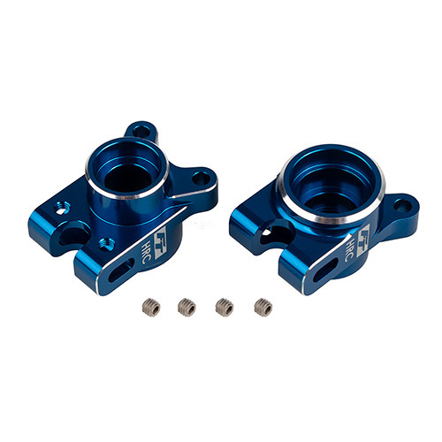 RC10B7 FT Rear Hub Set, HRC, blue