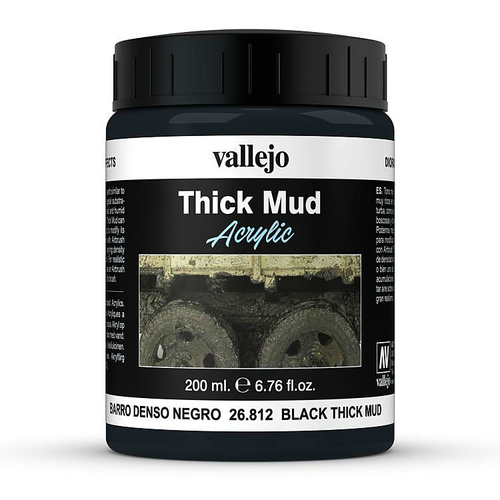 Vallejo - Diorama Effects Black Thick Mud 200ml