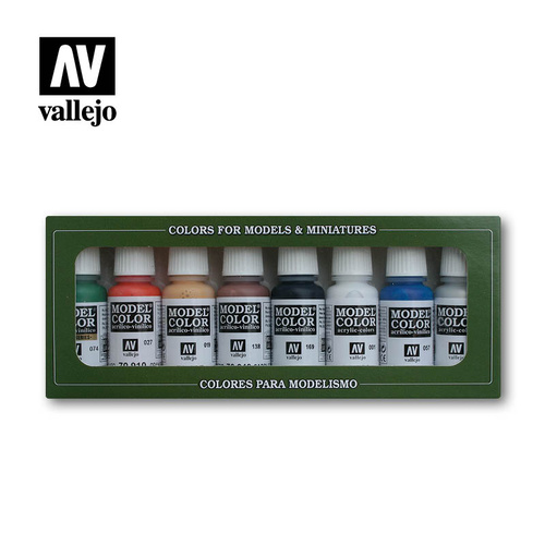 Vallejo - Model Colour 8 Wargames Basics 8 Colors Set