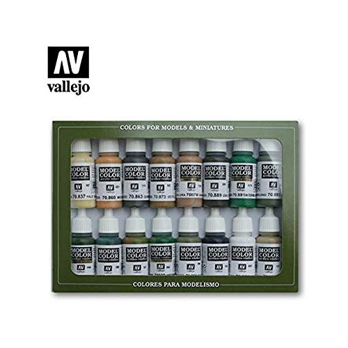 Vallejo - Model Colour Allied Forces WWII 16 Color Set