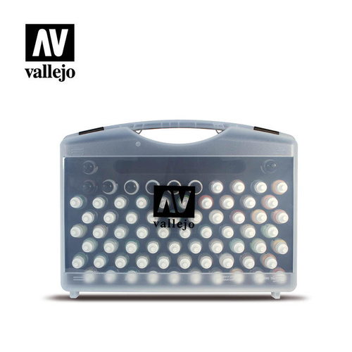 Vallejo - Model Colour 72 Basic Colors + Brushes Plastic Case Set