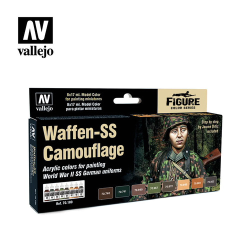 Vallejo - Model Colour Waffen-SS Camouflage Set Box Set