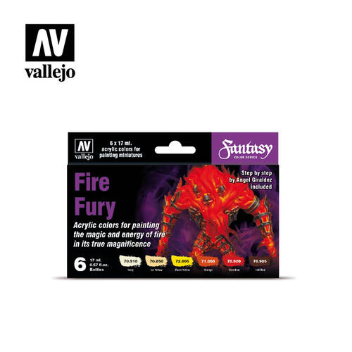 Vallejo - Fire Fury Paint Set