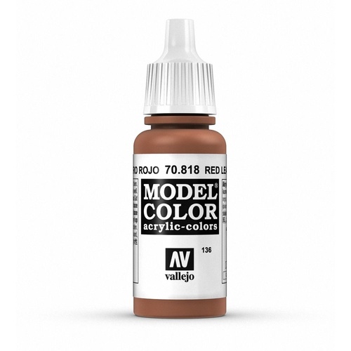 Vallejo - Model Colour Red Leather 17 ml (#136)