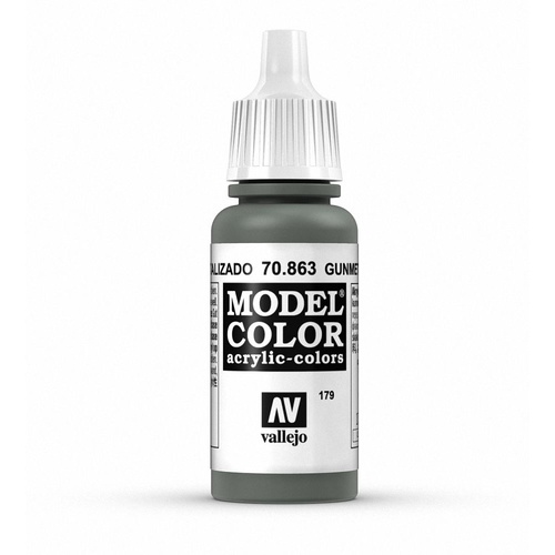 Vallejo - Model Colour Metallic Gunmetal Grey 17 ml (#179)