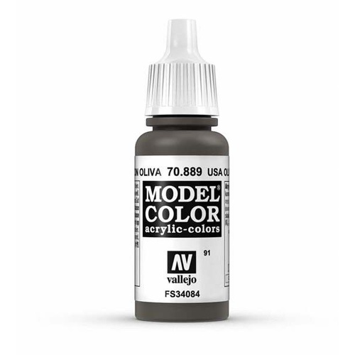 Vallejo - Model Colour USA Olive Drab 17 ml (#91)