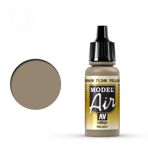 Vallejo - Model Air Yellow Brown 17 ml