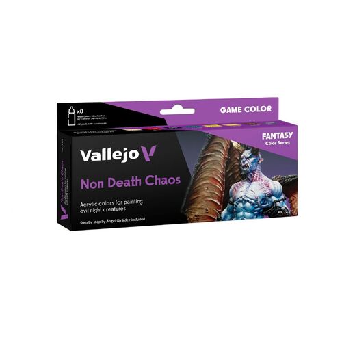 Vallejo Game Colour Non Death Chaos - 8 Colour Acrylic Paint Set