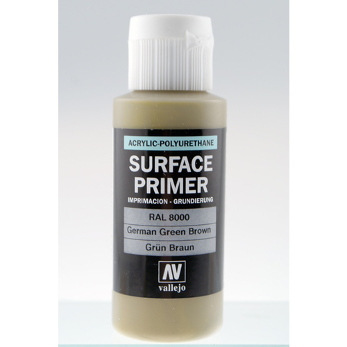 Vallejo - Surface Primer - Green Brown (60ml) - Ral8000