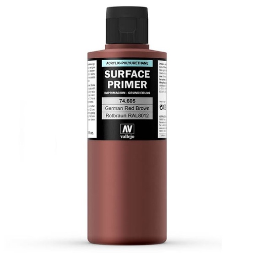 Vallejo - Surface Primer German Red Brown 200 ml