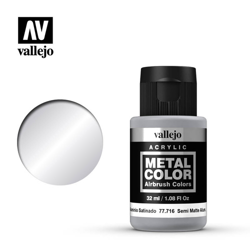 Vallejo - Metal Color Semi Matte Aluminium 32ml