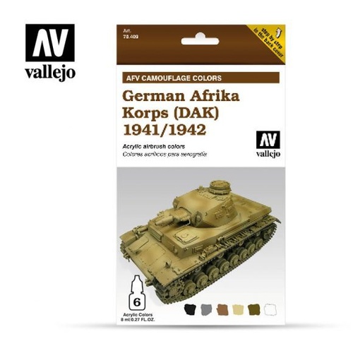 Vallejo - Model Air German Afrika Korps Paint Set