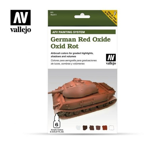 Vallejo - Model Air German Red Oxide Paint Set