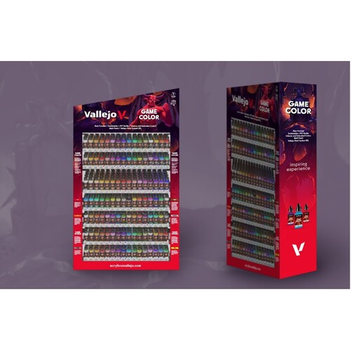 Vallejo Game ColourXpress ColourComplete Range Display (Stand with Paints)