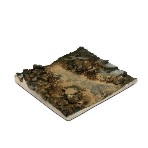 Vallejo Scenics 14x14 Rubble Street Section Diorama Base [SC002]