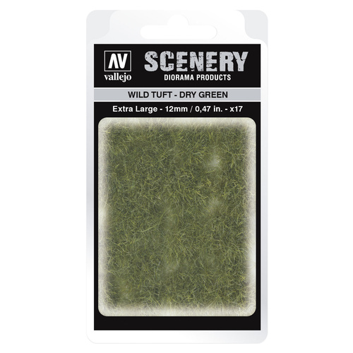 Vallejo - 12mm Wild Tuft - Dry Green