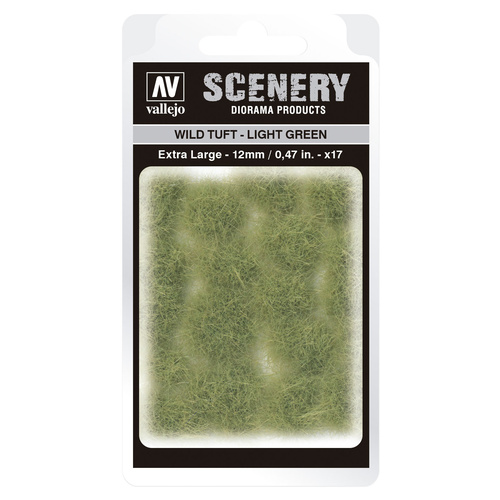 Vallejo - 12mm Wild Tuft - Light Green